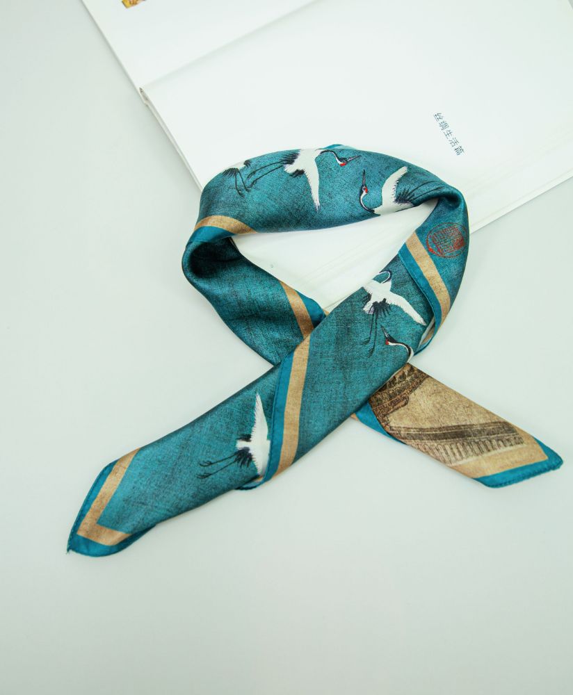 Picture of Silk Small Square Scarf