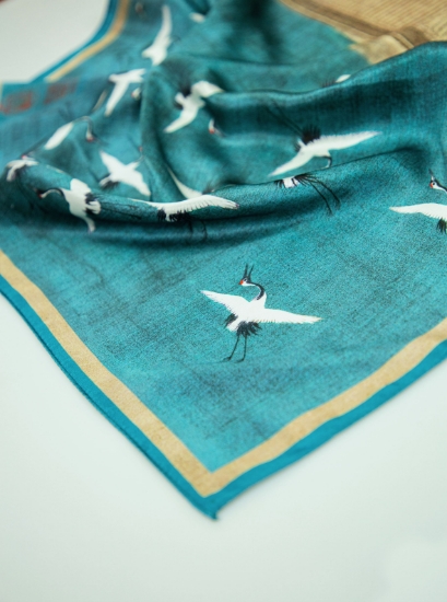 Picture of Silk Small Square Scarf