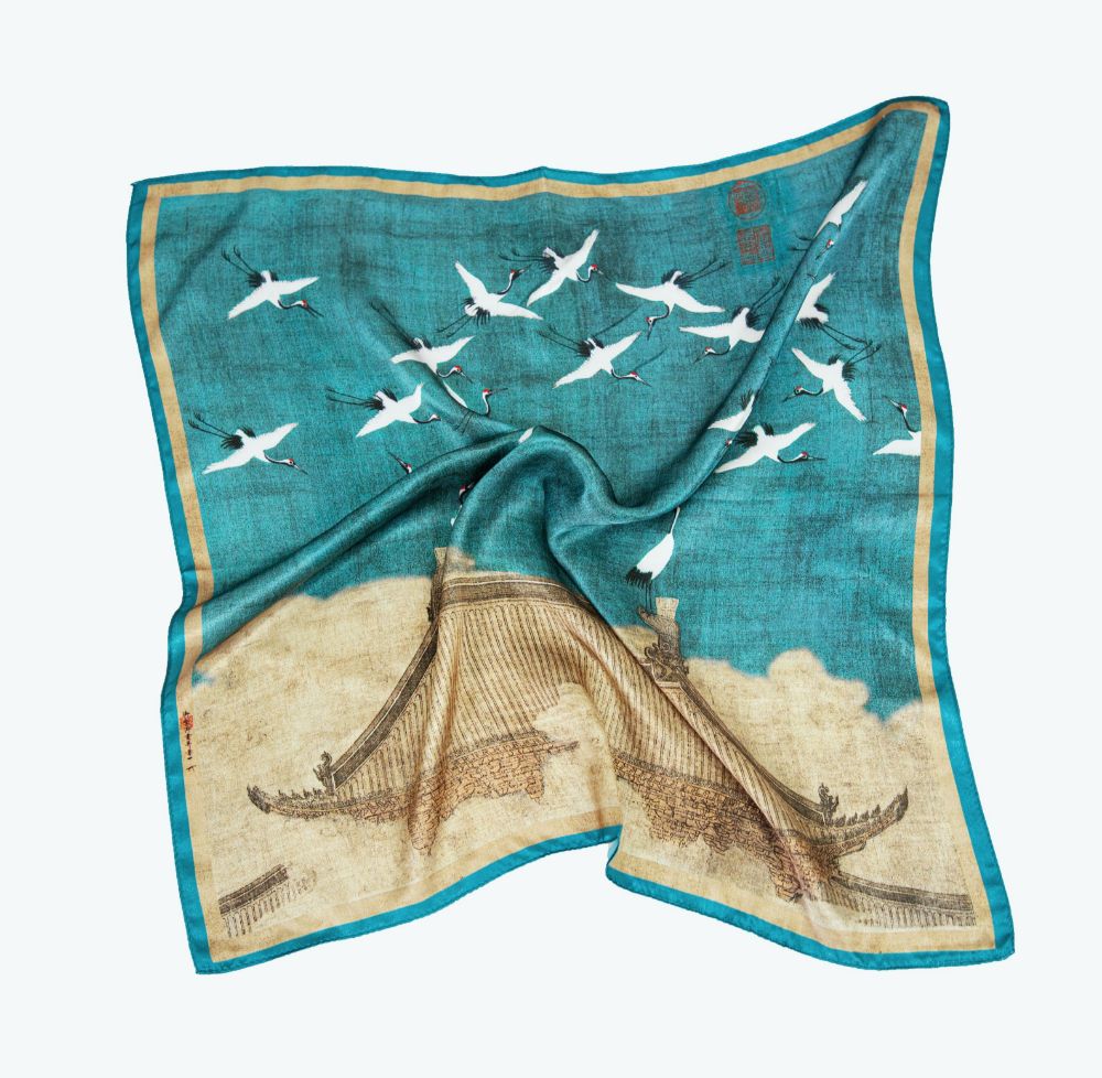Picture of Silk Small Square Scarf