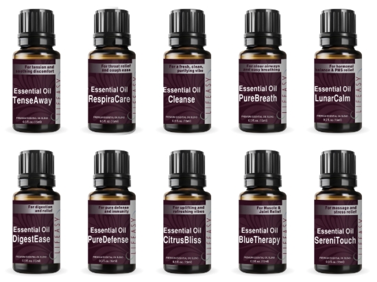 Picture of HomeGuard Essentials: 10-in-1 Essential Oil Set for Home Care